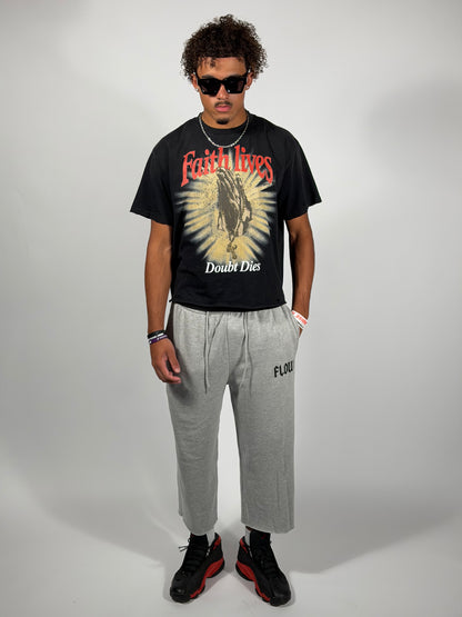 "FAITH LIVES" Distressed Tee
